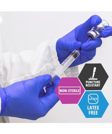 Med Pride Nitrile Medical Exam Gloves - Pack of 50 Medium, Disposable, Powder & Latex-Free for Doctors, Nurses, Hospital & Home Use - Buy Online on GoSupps.com