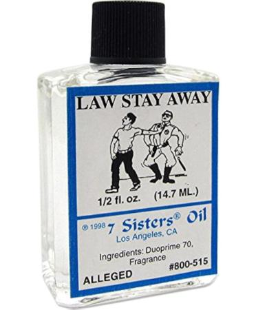 INDIO 7 Sisters of New Orleans Perfumed Anointing Oil - Law Stay Away 1/2oz