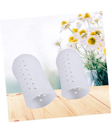 6 Pairs Silicone Gel High Heel Protectors & Toe Tubes - White - BESPORTBLE - Buy Online on GoSupps.com