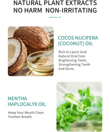 100% Natural Coconut Oil Pulling & Mint Mouthwash - Fluoride-Free Freshens Breath Promotes Gum Health & Teeth Whitening with Tongue Scraper - Buy Online on GoSupps.com