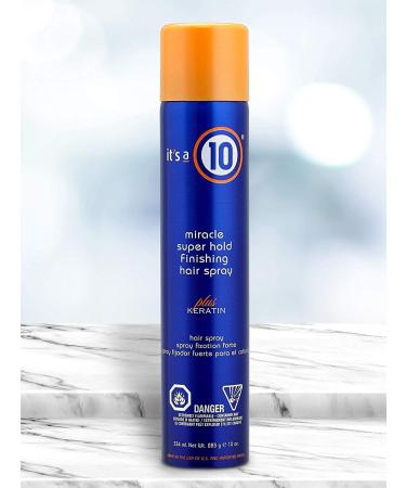 It's a 10 Haircare Miracle Super Hold Finishing Spray Plus Keratin 10 oz. - Buy Online on GoSupps.com