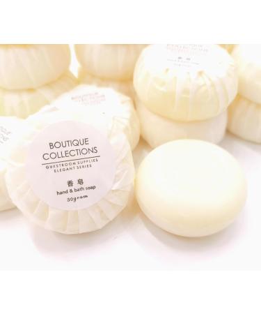 30Gram Round Fresh Rich Foam Travel Size Portable Pocket Bath Soap Bar for Hotel Supplies Personal Body Skin Hand Care Kit Cleanser Agent (50) - Buy Online on GoSupps.com