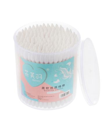 Milisten 400pcs Baby Cotton Swabs Safety Cleaning Cotton Sticks Double Head Ear Buds Spiral Tips Cotton Swabs for Children