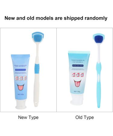 Organic Tongue Scraper Set - Ergonomic Design & Cleaning Brush for Optimal Oral Health | Long Grip & Practical Use - Buy Online on GoSupps.com