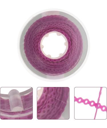 Faruta Colorful Orthodontic Elastic Chain - Violet Tooth Power Chains & Rubber Coil for Braces - Buy Online on GoSupps.com