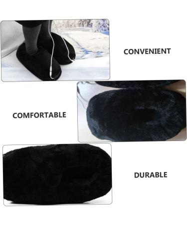 Buy Beatifufu USB Electric Heated Wool Shoes - Super Soft Fleece Foot Warmers for Winter - Buy Online on GoSupps.com
