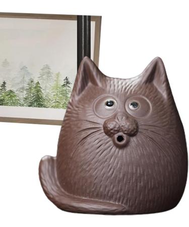  Povanjer Zisha Cute Cat Zisha Clay Tea Pet | Tea Pet Decoration | Decorative Pet Cat Sculpture Zisha Tea Culture Sculpture in Shop - Buy Online on GoSupps.com