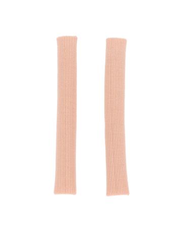 2pcs Corn Fingers Calluses Toenails Skin Men Fabric Sleeves Protectors Sleeve Toe Callus Corns Blistering Hammer Pads Cushion Brace Caps Softening Ingrown Protector Brown M