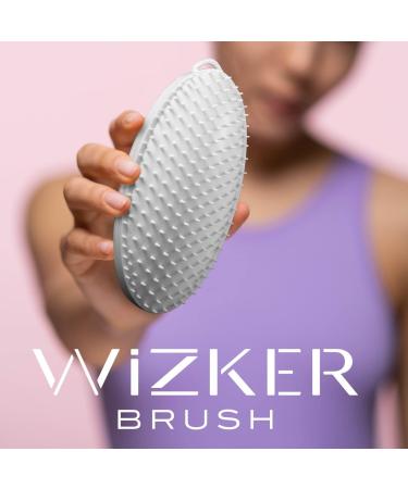 WIZKER Razor Bump Treatment Exfoliating Ingrown Hair Brush Waxing Shaving Face Body Scrubber Waterproof Lightweight Original - Buy Online on GoSupps.com
