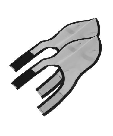 MERRYHAPY 1 Pair Shatterproof Hair Shoe Covers Accessories for Barber Shoes Cape Shoes Supplies Shoes Cover Shoes Protector Haircut Shoes Cape Protector for Shoes Hair Salon Accessory Pongee 38.00X12.00X0.60CM