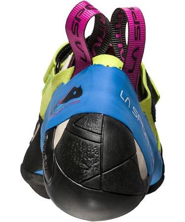 La Sportiva Women's Climbing Shoes - Size 7 - Apple Green/Cobalt Blue - Buy Online on GoSupps.com