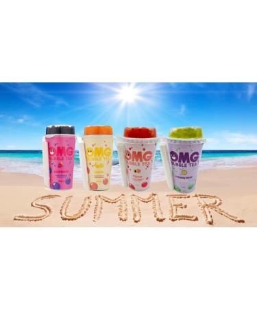 Bubble tea | Real tea Real fruit Popping bubbles|(Raspberry Tea with popping Blueberry bubbles)(Pack Of 3) Delicious Tasty And Twisty Treat - Buy Online on GoSupps.com