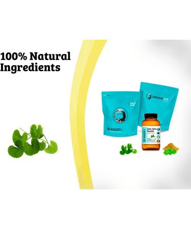 Dr. Wakde's Gotu Kola Powder (Mandukparni) - 500g (1.1lb) | Pure Raw Ayurvedic Herb | Vegan | Same Day Dispatch - Buy Online on GoSupps.com
