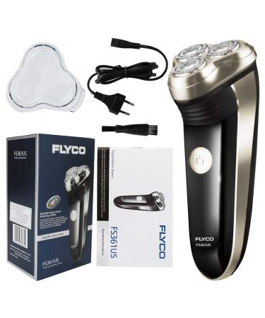 Flyco Electric Shaver for Men | Rechargeable Rotary Razor with Pop-up Trimmer | Waterproof Shaving Heads - Buy Online on GoSupps.com