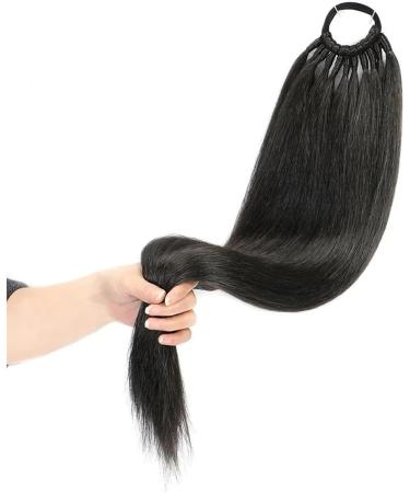 Ponytail Extensions Braiding Ponytail Extension with Elastic Tie 24" Long Yaki Straight Wrap Around Ponytail Hair Extensions Natural Soft Synthetic Hairpiece for Women for Women(Color:4) 24inches 4 - Buy Online on GoSupps.com