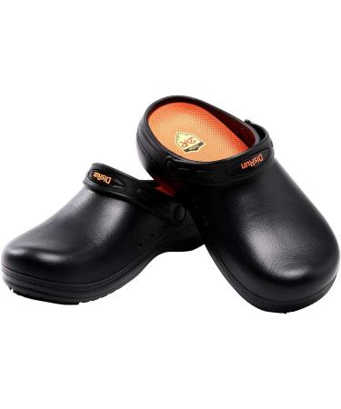 Non Slip Oil Resistant Chef Work Shoes for Kitchen - Men 9 Women/7 Men - Black - Buy Online on GoSupps.com