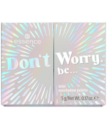 Essence Mini Eyeshadow Palette eyeshadow multicolored 6 colors long -lasting color -intensive matt metallic shimmering vegan microplastics particles free nanoparticles free (5G)