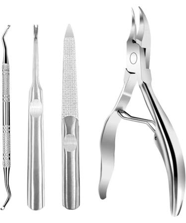 Nail Clipper for Thick Nails Nail Clipper lngrown Toenail Cuticle Nippers Nail File Dead skin Remove pedicure Stainless Steel Cutters Tools Nail Maincu (Color : 1PCS) - Buy Online on GoSupps.com
