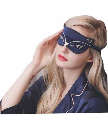 LALAFINA 1pc Silk Eye Mask for Sleeping Eye Patch Sleep Eye Pads Shade Lip Gloss - Buy Online on GoSupps.com