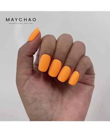 Halloween Neon Orange Gel Nail Polish 15 ML | Soak Off, Nail Lamp, Manicure Salon Quality | DIY at Home - Buy Online on GoSupps.com