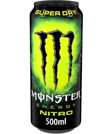  Monster Monster Energy Nitro Super Dry - 0.5 l with Monster Energy disposable deposit (12 x 0.5 l) - Buy Online on GoSupps.com