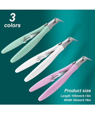 Multifunctional Toe For Thick Nails Ingrown Toenail Cuticle Nipper Trimmer Effective Cutter Tool Bright and White - Buy Online on GoSupps.com