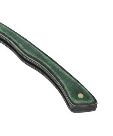 Buy Foldable Beard Blade Holder - Stainless Steel & Wood Handle for Barbers - International Shipping - Buy Online on GoSupps.com