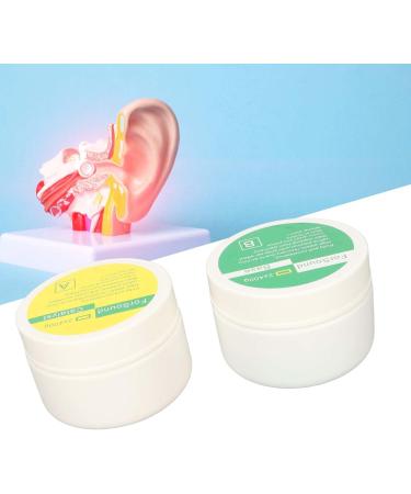 2pc Ear Impression Putty Custom Safe Silicone Mild Soft High Elastic Ear Molding Putty Material with Spoons Fast Setting High Elasticity - Buy Online on GoSupps.com