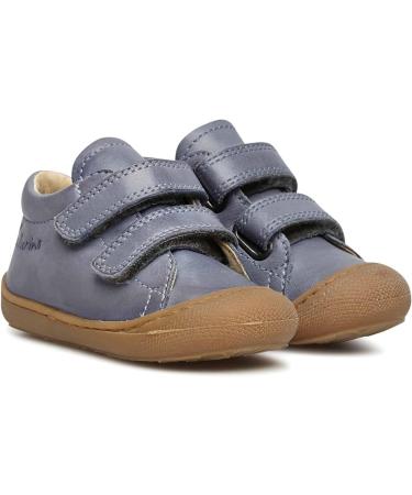 Naturino Cocoon VL Leather First Steps Shoes - Skyblue, Size 4 UK Child - Buy Online on GoSupps.com