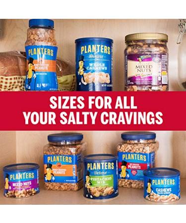 PLANTERS Cocktail Peanuts 35 oz. Resealable Jar - Heart Healthy & Nutrient-Rich Snack - Simple Kosher Ingredients - 1 Pack - Buy Online on GoSupps.com