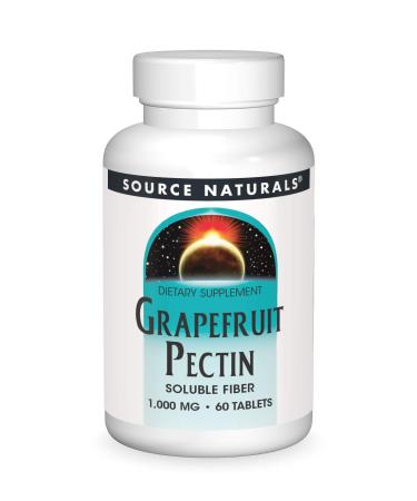 Source Naturals Grapefruit Pectin Soluble Fiber - 1000 mg Dietary Supplement - 60 Tablets - Buy Online on GoSupps.com
