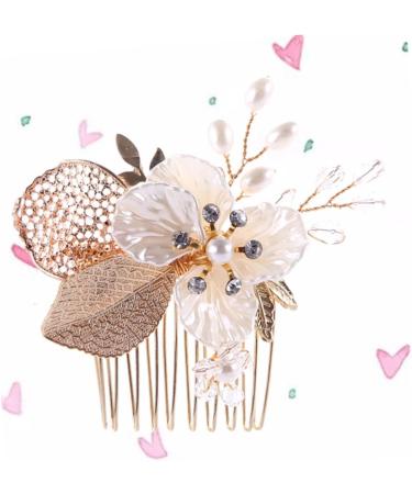 Angoily Bride Comb Hair Comb for Bride Bridal Hair Comb Bride Headpieces for Wedding Rhinestone Comb Pearl Hair Barrettes Pearl Hair Pin Rhinestone Hair Comb Crystal Rhinestones - Buy Online on GoSupps.com