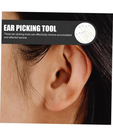 PartyKindom 8Pcs Non Slip Ear Cleaners with Handles and Goose for Wax Removal and Relaxation Portable Ear Wax Picker Tools for Comfortable Cleaning - Buy Online on GoSupps.com