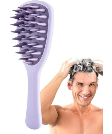 WOBBLO Shampoo Brush for Scalp Massager Scalp Massager | Long Handle Scalp Massager - Hair Purifier Scalp Exfoliator for Growth - Buy Online on GoSupps.com