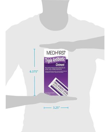Medique 22335 Triple Antibiotic Ointment .5g - 144 Per Box | Antibacterial First Aid Treatment - Buy Online on GoSupps.com