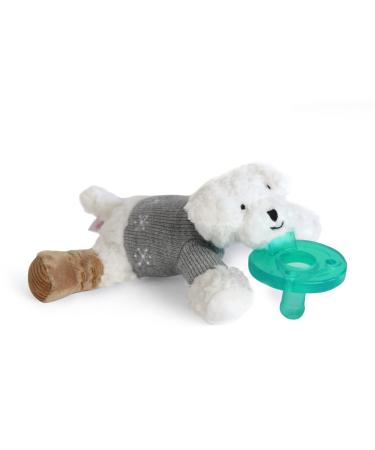 WubbaNub Infant Pacifier - Snowy Day Budster