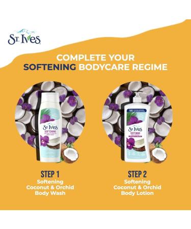 St. Ives Coconut & Orchid Body Lotion 21 oz (Pack of 2) - Hydrating Skin Softening Formula - Buy Online on GoSupps.com