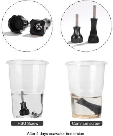 HSU Aluminum Thumbscrew Set + Wrench for GoPro and Action Cameras - 3Pcs Black Kit - Buy Online on GoSupps.com