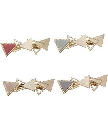 FRCOLOR Spring Hair Accessories Accessories accessories women metal Alligator Clips Fashion Barrette Geometric Pins Hollow Clip accessories for women spring clip Miss Hair Elegant - Buy Online on GoSupps.com