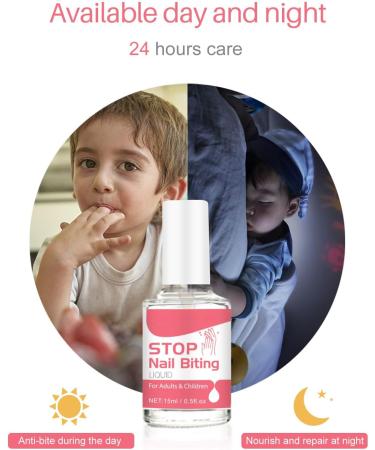 Stop Biting Your Nails with Fast-Acting Anti Nail Biting Nail Polish - Clear Varnish with Treatment Benefits for Adults & Children - Prevent Nail Biting with Easy Application - Buy Online on GoSupps.com