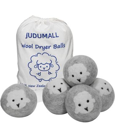 Handmade Organic Wool Dryer Balls - 6 Pack XL 100% Natural New Zealand Wool Reusable & Baby Safe Reduces Drying Time & Odorless - Buy Online on GoSupps.com