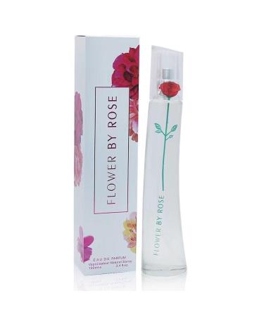 FLOWER BY ROSE Women Perfume Natural Spray Eau De Parfum Wonderful Gift Gourmand Fragrance Daytime And Casual Use A Classic Bottle 3.4 Fluid Ounce Flower rose 3.4 Fl Oz (Pack of 2)