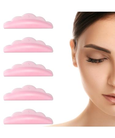 50 Pieces Small Lash Lift Rods Silicone Pads Eyelash Shields for Perm Curls Kits Reusable Lash Lifting Pads Silicone Eyelash Pads for Eyelashes Makeup Tool for Balm Lifter Roller Sticky Curler