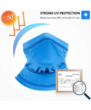 AstroAI Adjustable Breathable Balaclava Neck Gaiter Face Mask Bandana for Men & Women | Motorcycle Face Scarf Cover in Blue - Buy Online on GoSupps.com