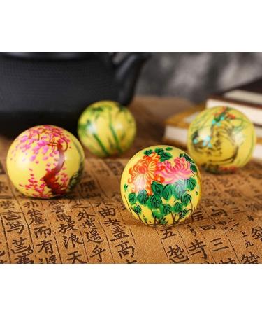 Baoding Balls Set - Hand-Painted Stress Relief Massage Balls for Adults | Chinese Health Exercise & Hand Therapy - Buy Online on GoSupps.com