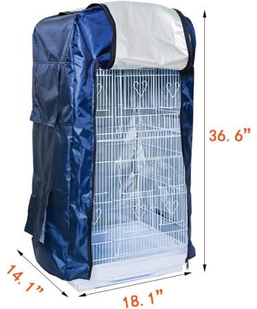 QBLEEV Large Bird Cage Cover - Windproof & Waterproof Shell for Square Crate - Buy Online on GoSupps.com