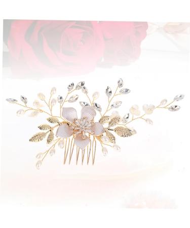 DOITOOL 1 Pc Combs Tiara Hair Comb Crystal Headpiece Comb for Bridal Rhinestone Hair Clip Bridal Headpiece Rhinestone Headpiece Rhinestone Comb Bride Comb Headgear Pearl Accessories - Buy Online on GoSupps.com