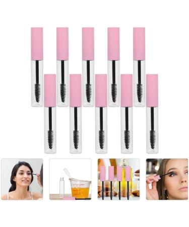 MUSISALY 15pcs Mascara Empty Tube Empty Lip Gloss Tube Mascara Tubes Empty Sweatproof Mascara Plastic Pink - Buy Online on GoSupps.com