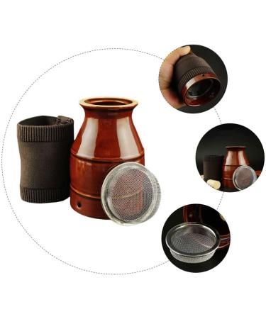 Milist 1st Cupping Moxibustion Glass Burner Tool - Ceramic Moxa Device & Air Cleaner Board for Optimal Healing - Buy Online on GoSupps.com