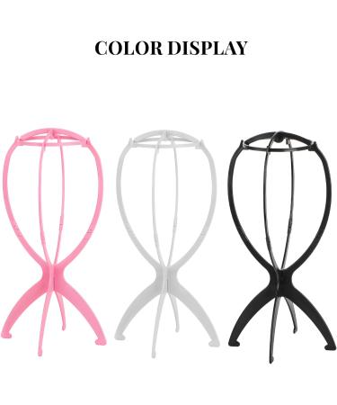 Superhairpieces Wig Stand Portable Wig Stand for Wigs Toupee Hats (White) Pack of 1 White(pack of 1) - Buy Online on GoSupps.com
